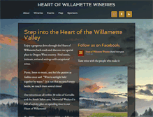 Tablet Screenshot of heartofwillamette.com